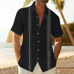 Hawaii s&auml;rk meestele, meeste vintage n&ouml;&ouml;pidega keeglis&auml;rgid l&uuml;hikeste varrukatega suvine rannas&auml;rk XXXL