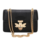 Uus Mesilaskott Crocodilo Vintage Muster Crossbody Kotid Naistele Ruudukujuline Vabaaja Mitmek&uuml;lgne &Otilde;la Messenger Kott gray