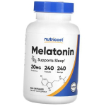 Melatoniin kapslites, Melatonin 20, Nutricost 240 kapslit (72647032) 240caps