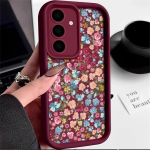 V&auml;ikesed Lilled Pehme Telefoni&uuml;mbris Samsung Galaxy S25 Edge S24 S23 S22 S21 Ultra S24 FE A53 A54 A15 A35 A55 A14 A34 A56 5G jaoks For Galaxy A54 5G