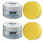 Valge kingapuhastusream C, t&auml;iskasvanute kingade C riiv T hooldus- ja poleerimisvahendid, plekkide puhastusriis C kingadele One Size