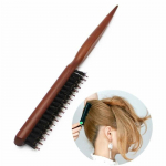 Professionaalsed Salongi Teasing Back juukseharjad Wood Slim Line Comb juuksehari onesize