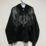 Y2K Street Uus Mood &Uuml;lem&otilde;&otilde;tmeline Koljuga Prindiga Kampsun Kapuutsiga Meeste Harajuku Vintage Hip Hop Populaarne Vabaaja Spordi Kapuutsiga Kampsun L