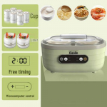 Little Bear Multifunktsionaalne Jogurti, Riisiveini, Kimchi, Natto Valmistaja Keraamiliste Tassidega &ndash; Mudel SNJ-C10P2 roheline