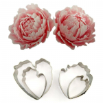 4tk Pojengi lillede kook Fondant-kolbl&otilde;ikur Kaunistusvorm Sugarcraft K&uuml;psetamine