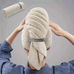 Suur &uuml;hev&auml;rviline vett imav juuksekuivatusr&auml;tik Mikrokiust juukser&auml;tiku m&auml;his elastse rihmaga Pehme kiiresti kuivav r&auml;tik 60x100cm