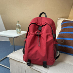 Loov Veekindel Teismeliste Nailonist Raamatukott Suure Mahutavusega Seljakott Mood &Otilde;pilaste Koolikott Poistele T&uuml;drukutele Reisiseljakott punane