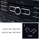 For Mercedes Benz A class CLA GLA W176 C117 Car Center Console Ashtray Gear Shift Box Water Cup Holder Cover Trim strip Frame I Type