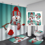 Armas lumememm j&otilde;uludu&scaron;ikardina komplekt h&otilde;bedased m&auml;nnioksad lumehelves j&otilde;ulupallid vannitoakaunistus vaip vannimatt WC kaane kate