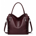 Suure mahutavusega kott naiste kevad-suvine mitmek&uuml;lgne 2024 uus tekstuuriga &otilde;lakott lihtne ja populaarne messenger pendelr&auml;nduri kandekott tumepunast v&auml;rvi