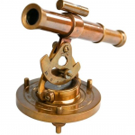 13,97 cm Messing Alidaadiga Teleskoop Kompassiga Mereteemaline Dekor Kingitus