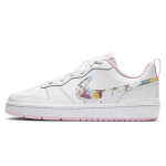 Nike Court Borough Low 2 SE GS Lilleline Swoosh Laste tossud Valge Hele-Arktiline-Roosa Mitmev&auml;rviline CK5426-100 39