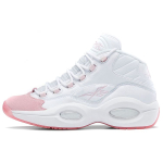Reebok Question Mid Roosa Varvas Unisex Tossud Valge Jalats-Valge Roosa-Helendav G55120 44 white