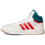Adidas Hoops 3.0 Mid Valge Elav Punane Meeste Tennised Pilvevalge Legacy-Teal GZ3811 40⅔