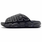 Nike Air More Uptempo Sandaal Must - Hall Tald Meeste Tossud L&auml;bipaistev Valge DV2132-001 38.5