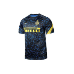 Nike Inter Milan Eelm&auml;ngu L&uuml;hikeste Varrukatega T-s&auml;rk 2020/2021 Hooaeg Meeste Pealiskatted Sinine Must CD5815-414 S