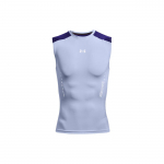 Under Armour Spordir&otilde;ivad Jooks Fitness Treening Mood Vabaaja Hingav Mugav &Uuml;mmargune Kael Varrukateta Vest Meeste Topid Hele-Sinine 1370656-438 S