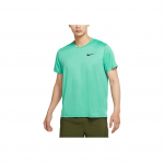 Nike Logo Spordivaba Hingav L&uuml;hikeste Varrukatega T-s&auml;rk Meeste Topid Akva-roheline CZ1182-370 XXL