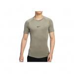 Nike Dri-Fit Pro Pehme Mugav Hingav Raglaan L&uuml;hikeste Varrukatega T-s&auml;rk Meeste Topid Hele- Armee-Roheline Must FB7933-320 M