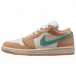 Jordan Air 1 Moodsad Mugavad Libisemiskindlad Kulumiskindlad Madalad Retro Korvpallijalatsid Naiste toss Beige Oranž DC0774-130 36