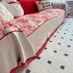 Hiina stiilis pulmapidu punane &scaron;enillist diivanikate k&otilde;ik-h&otilde;lmav diivanikate tolmukate &uuml;hes t&uuml;kis diivani suur kate riie 180*130cm