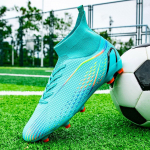 33-46 Unisex jalgpallisaapad K&otilde;rged elastsed sokid, Treening Kunstlik Kapten V&auml;lispordi Treening Jalgpallijalatsid 46 ts&uuml;aan