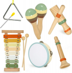 V&auml;ikelaste muusikainstrumendid Montessori puidust 6/8 tk l&ouml;&ouml;kpillide komplekt v&otilde;i lastele beebidele eelkooliealised hariduslikud muusikam&auml;nguasjad