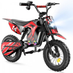 iScooter A14 Kids Electric Motorcycle 500W Motor 36V5.2AH Battery 22km Range 14 inch Wheels With Bluetooth And LED Lights Youth European Version roheline