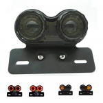 Karun Tagatuli Pidurituli Must L&auml;&auml;ts Kassisilm Kohandatud Numbrim&auml;rgi Hoidik Taga