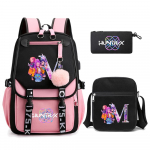 3 tk/komplekt Armas multikas 26 inglise t&auml;hega tr&uuml;kitud seljakott &otilde;lakotiga teismelisele &otilde;pilasele t&uuml;drukule poisile raamatukott suure mahutavusega reisikott lapse kingitus