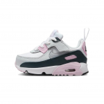 Nike Air Max 90 EasyOn TD Pink Foam Armory Navy Beebi tossud White Wolf-Grey HF6359-104 23.5