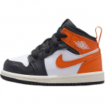 Air Jordan 1 Mid TD Shattered Backboard 2025 Beebiketsid Oranž T&auml;htkala Valge DQ8425-801 19.5