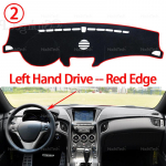 Armatuurlaua kate Hyundai Genesis Coupe BH BK 2008-2016 jaoks Auto Armatuurlaua Kate Armatuurlaua Matt Vaipkate P&auml;ikesekaitse Kile Kate Padi