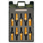 Performance kruvikomplekt - OMP - M14X1.25 - Alumiiniumkaitse - Kuuskant : 17-19 - Pikkus : 28 mm oranž