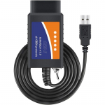 ELM327 FORScan OBD2 USB Adapter MS CAN/HS CAN l&uuml;litiga F150 F250 auto ja v&auml;ikese veoauto jaoks Kontrollige Fordi kodeerimist ELMconfig FoCC