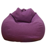 &Uuml;hev&auml;rvilisest riidest Lazy Lounger Bean Bag Sack Tool Diivani Tolmukaitse Dekoratsioon M lilla