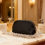 YSL Meigikott Hoiukott K&auml;ekott Suure Mahutavusega Reisimiseks Kaasaskantav Must 19 &times; 15 &times; 7cm must