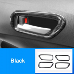 Roostevaba auto salongi ukse k&auml;epideme kaussi raami katted Toyota Corolla 2022 E210 12. tarvikute kleebis must