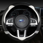 Nahast rooliratta kate libisemisvastane Subaru Forester Legacy XV BRZ WRX kvaliteetne auto roosa