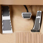 Alumiiniumist auto jalgpedaalid BMW IX IX5 2022 2023 jaoks Gaasipedaal Piduripeatuspedaal Pedaalipadjad Matid Kate Rest Black