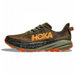 HOKA ONE ONE Speedgoat 6 libisemiskindlad kulumiskindlad madalad jooksutossud Meeste Oliivirohelised Tossud 1147830-AQL 40.5