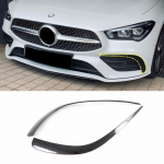 Car Front Bumper Splitter ABS Decoration For Mercedes Benz CLA class C118 -2022 CLA250 CLA180 CLA200 Front Canards as picture5s4