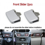Auto esipaneeli vasak parem keskmine &otilde;hutusresti paranduskomplekt Mercedes Benz E-klassile W212 E350 E550 2009 2010 2011 2012 Front Slider 2pcs