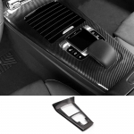 Auto keskkonsooli nahast stiilis paneeli kate Liistupaneeli raam Mercedes Benz A B CLA GLA GLB klassile W177 W247 C118 X247 H247 A carbon fiber