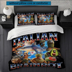3 tk Itaalia Ajum&auml;daniku Prindiga Tekikate Komplekt - Emadep&auml;eva &Uuml;llatus! L&otilde;bus digitaaltr&uuml;kiga voodipesu kolmeosaline komplekt, k&otilde;ik aastaajad Duvet Cover Set&EU Single(135x200cm)