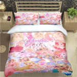 Kuum Moes B-Barbie Multikakujutisega Voodipesukomplekt Vooditarvete Komplekt Tekikomplekt Teismelised T&uuml;drukud Multikas Twin &Uuml;hene Laps Luksuslik Kingitus EU Twin 135x200cm