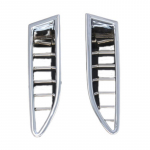 Chrome Finish Front Bumper Trim Fit Design Easy tallation Glossy Chrome Finish Mirror Chrome Aesthetic For Nissan