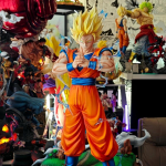 30cm Dragon Ball Anime Kuju Super Saiyan Goku Mudel Nukud Trendikas Tegevuskujud Kogutav M&auml;nguasi Lauaaksessuaar Kingitused valge