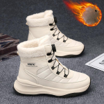 Talvised soojad lumesaapad meestele Veekindlad l&uuml;hikesed poolsaapad Kingad Meeste kunstkarusnahast voodriga libisemisvastased n&ouml;&ouml;riga &otilde;uesaapad matkamiseks matkamiseks 44 beež