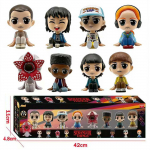 8 tk Anime Strangers Things Q-versioon Istuv asend Kuju Jane Ives Will Byers Tegevuskuju t&ouml;&ouml;laua kuju M&auml;nguasi kingitus